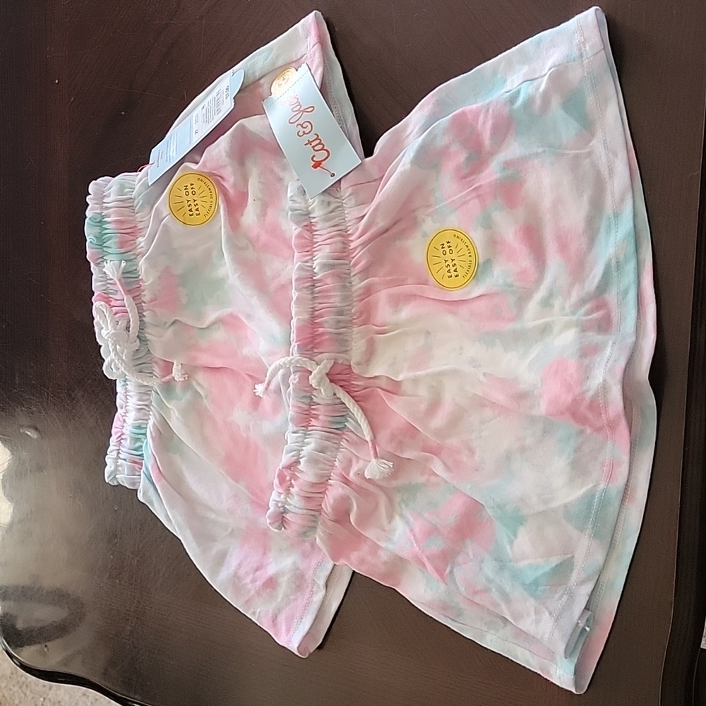 Tye dyed girls skorts
